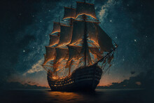 Happiness Is A Tall Ship And The Stars To Steer By Generative AI