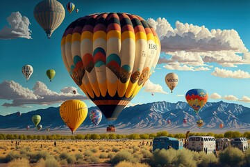 Wall Mural - Balloon Fiesta, Albuquerque, USA