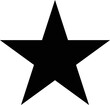 Black star - Vector icon star Icon Vector / star icon / star- Vector icon on white background.