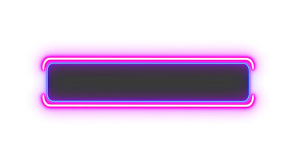 abstract element lower third neon tab button