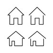 © Lunaraa - House icon vector for web and mobile app. Home sign and symbol