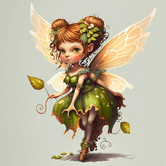 Wall Mural - Fairy Vector Art