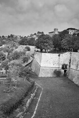 Wall Mural - Walls surrounding the city of Bergamo