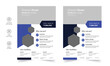© design_studio - Trendy Flyer style vector design with an A4 format, modern leaflet cover, or presentation template. Suitable for social media and web or internet ads.