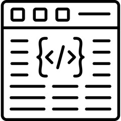 Poster - Coding Icon