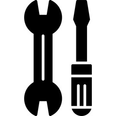 Poster - Wrench and Screw Driver   Icon