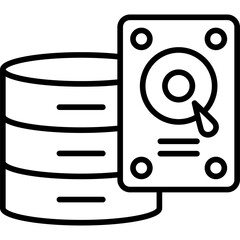 Sticker - Ssd Disk Icon