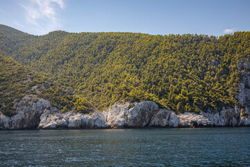 Wall Mural - Coastline On Skopelos island, Greece