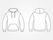 Art illustration design clothes concept fashion wear isolated mock up of hoodie jacket jumper pocket