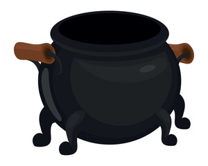 Sticker - cauldron icon isolated