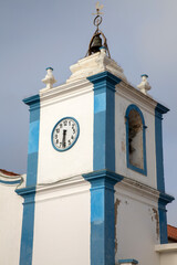 Wall Mural - Graca Church Tower; Vila Nova de Milfontes; Portugal