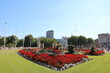 Memorial garden in London, England United Kingdom