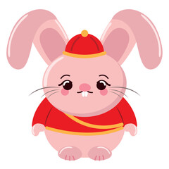 Poster - rabbit chinese new year