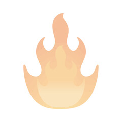 Wall Mural - fire flame icon