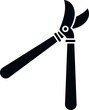 © anatolir - Work secateur icon simple vector. Garden shears. Pruning cutter