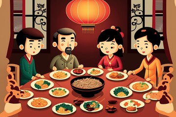 scrumptious traditional Chinese choi on reunion dinner stock photo Chinese New Year, Chinese Culture, Chinese Ethnicity, Dinner,