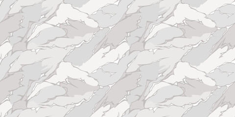 Wall Mural - White marble background. Marbling venetian plaster pattern. Abstract stone seamless texture. Good for ceramic tiles, wallpapers print. Vector illustration