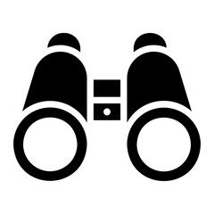 Wall Mural - binoculars glyph icon