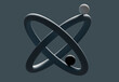 © Westend61 - Three dimensional render of two spheres balancing on interlocked circles