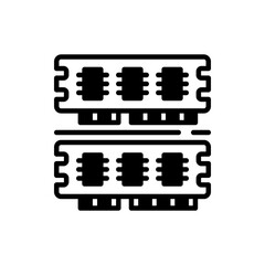 Ram icon in vector. Logotype