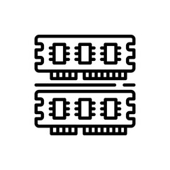 Ram icon in vector. Logotype