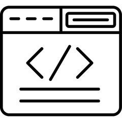 Web Coding Icon