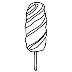 Poster - Doodle Ice Cream Vector
