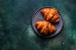 © ADDICTIVE STOCK - Fresh baked croissant with jam