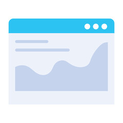 Wall Mural - Trendy flat icon vector of the website 
