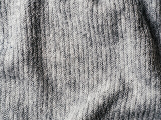 Wall Mural - Gray sweater fabric texture