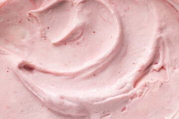 Poster - pink homemade ice cream