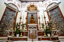 Crypt Containing Remains Of Martyrs In Cathedral Of Saint Mary Of The Announcement, Otranto, Italy