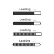 © Захар Филипчук - Load bar icon. Dawnloading set flat background vector ilustration.