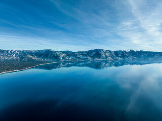 Poster - lake and mountains