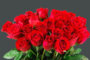Fotomurales - red roses bouquet as flower background 