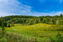 Rural Landscape In The Laurentides Of Quebec; Quebec, Canada