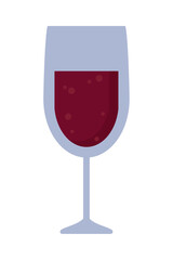 Poster - wine glass icon