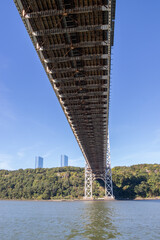 Wall Mural - George Washing Bridge over the Hudson River at Fort Lee, New Jersery