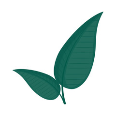 Sticker - green leaves icon