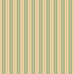 Seamless abstract pattern. Geometric pattern with the image of parallel, vertical stripes of different colors. Striped pattern of green and beige colors. Vector illustration