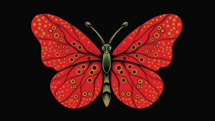 Wall Mural -  butterfly vector design for elements