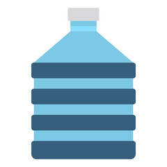 Wall Mural - water bottle flat icon