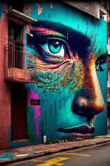 Wall Mural - Street art