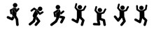 Running Man Icon, Stick Figure, Run Illustration