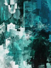Watercolor Abstract Texture Blue Background In Creative Form