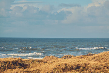 Wall Mural - Coastline at the danish west coast. High quality photo