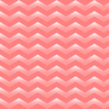 Zigzag Pink Seamless Pattern. Colorful Fabric Ornament.Romantic Vector Illustration