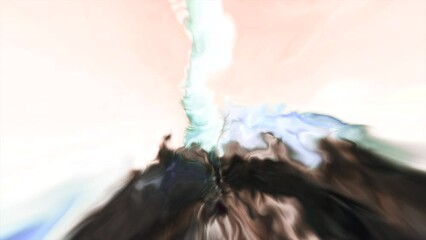 Wall Mural - blurred colors in plasma background. motion. mirrored or molten metallic textures in stream. abstrac