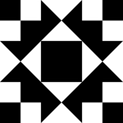 Poster - Barn quilt symbol icon