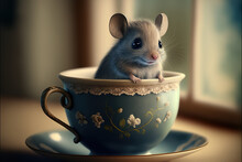 A Mouse In A Teacup Generative AI